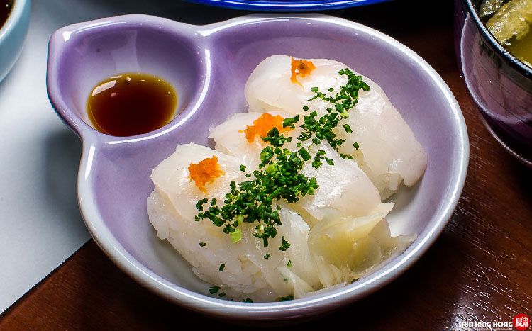 瀨戶內海水產-河豚握壽司